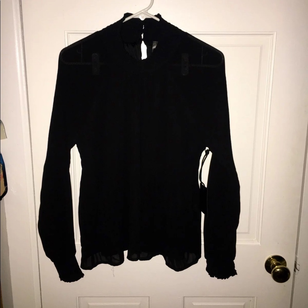 *NWT* ETA black blouse